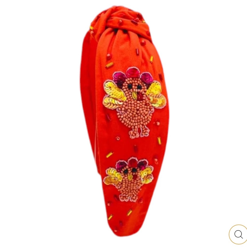 Golden Lily Sequin Turkey Headband